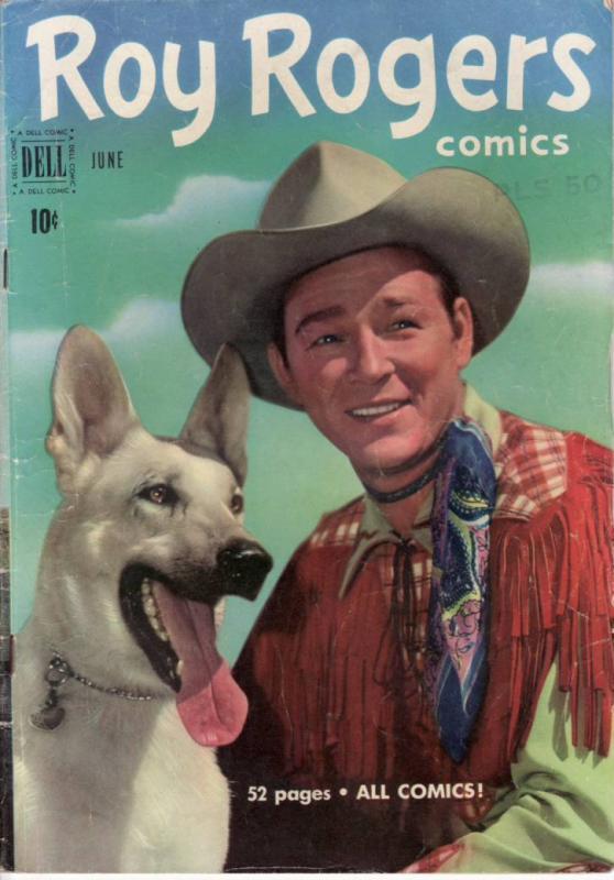 ROY ROGERS #42 TRIGGER DELL  1951  EGYPTIAN COLLECTION VG