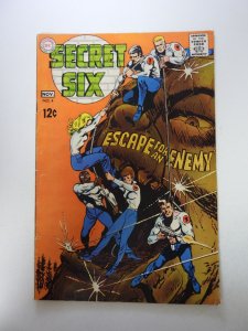 Secret Six #4 (1968) VG/FN condition moisture damage