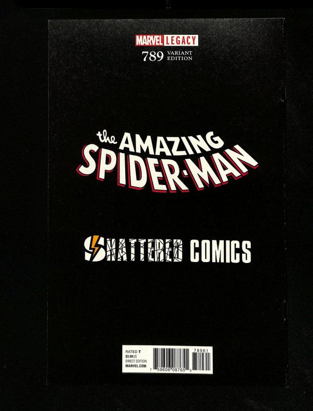 Amazing Spider-Man #789 ASM 129 Shattered Comics Edition Variant