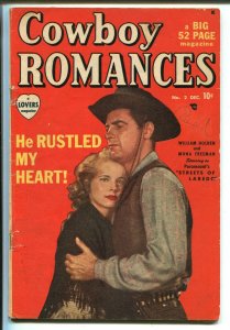 Cowboy Romances #2 1949-Marvel-western thrills-William Holden-Mona Freeman-VG