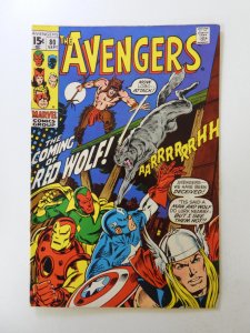 The Avengers #80 (1970) 1st appearance of Red Wolf VF- condition