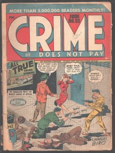Crime Does Not Pay #52 1947-George Tuska story-FBI story By Fred Gardineer-Vi...