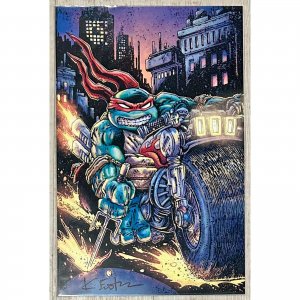 TMNT 11x17 Art Print Signed by Kevin Eastman - Raphael