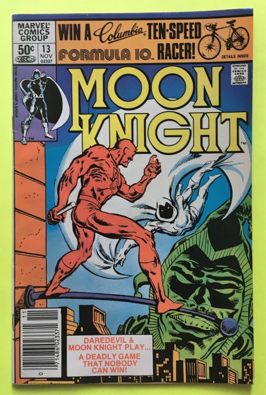 MOON KNIGHT 13 DAREDEVIL MARVEL 1981