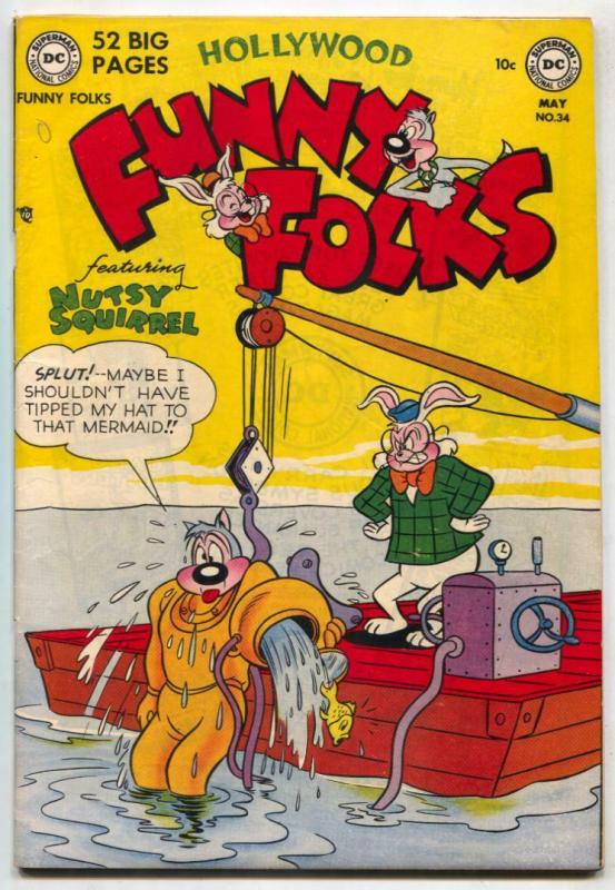 Hollywood Funny Folks #34 1951- Nutsy Squirrel- VF