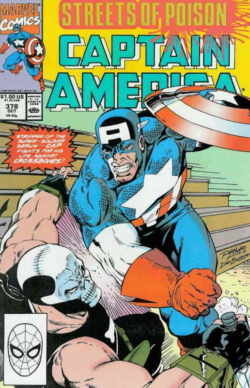 Captain America (1st Series) #378 VF; Marvel | save on shipping - details inside