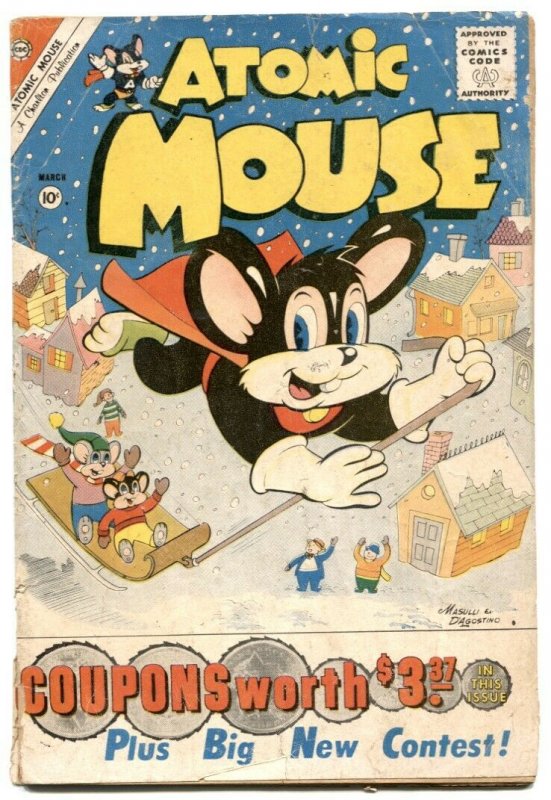 Atomic Mouse #41 1961-Charlton funny animals G/VG