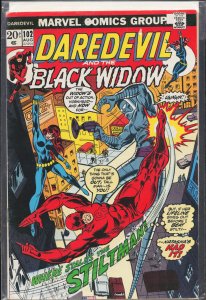 Daredevil #102 (1973) Black Widow