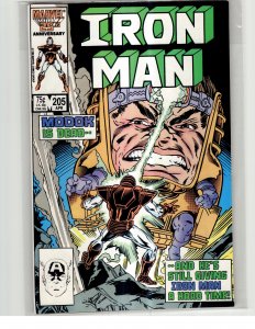 Iron Man #205 (1986) Iron Man