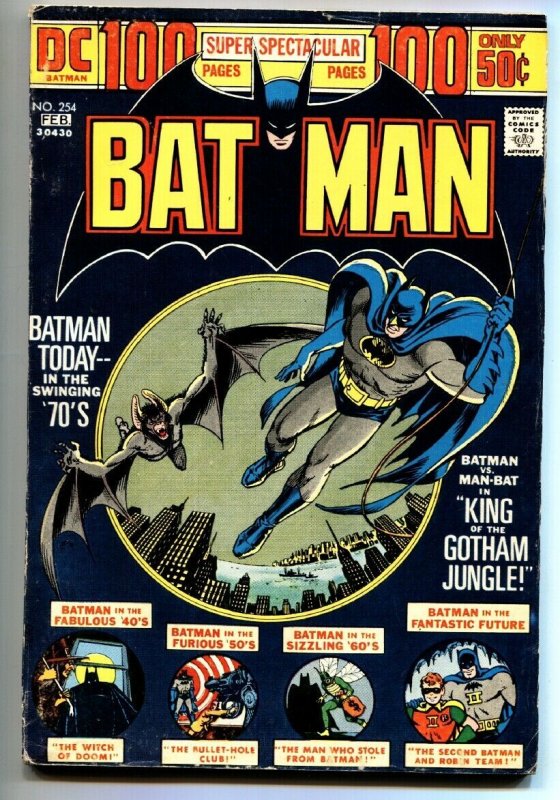 BATMAN #254 1974-DC-MAN-BAT-100 PAGE SUPER SPECTACULAR