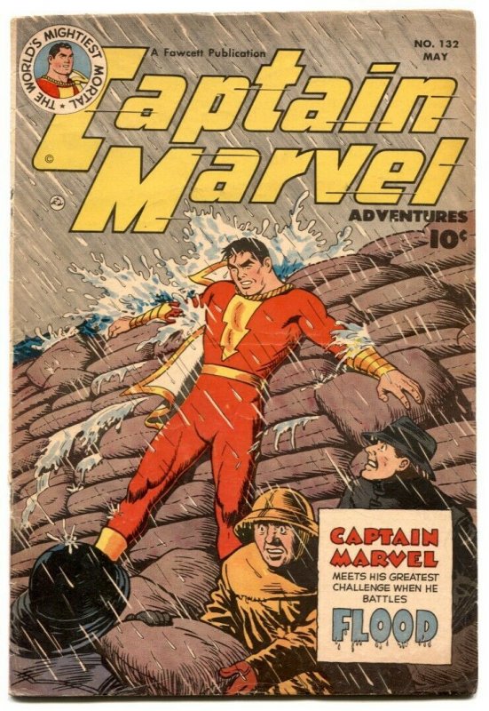 Captain Marvel Adventures #132 1952- restored VG+