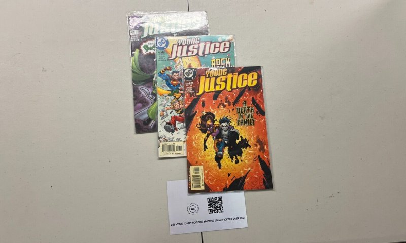 3 Young Justice DC Comics Books #42 46 48 David 13 JW12