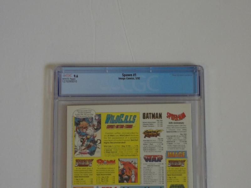 Spawn #1 CGC 9.6; 1st Appearance of Spawn, Wanda Blake, & Malebolgia!!