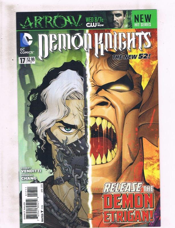 Lot of 5 Demon Knights DC Comic Books #14 15 16 17 18 Etrigan Vandal Savage LH2