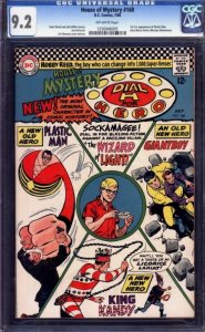 House of Mystery #160 (1966) OW PAGES // 1ST SILVER AGE PLASTIC MAN DCCGC9.2