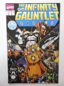 The Infinity Gauntlet #1 Direct Edition (1991) VF/NM Condition!