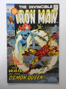 Iron Man #42 (1971) GD/VG Condition! Multiple pieces of tape on spine