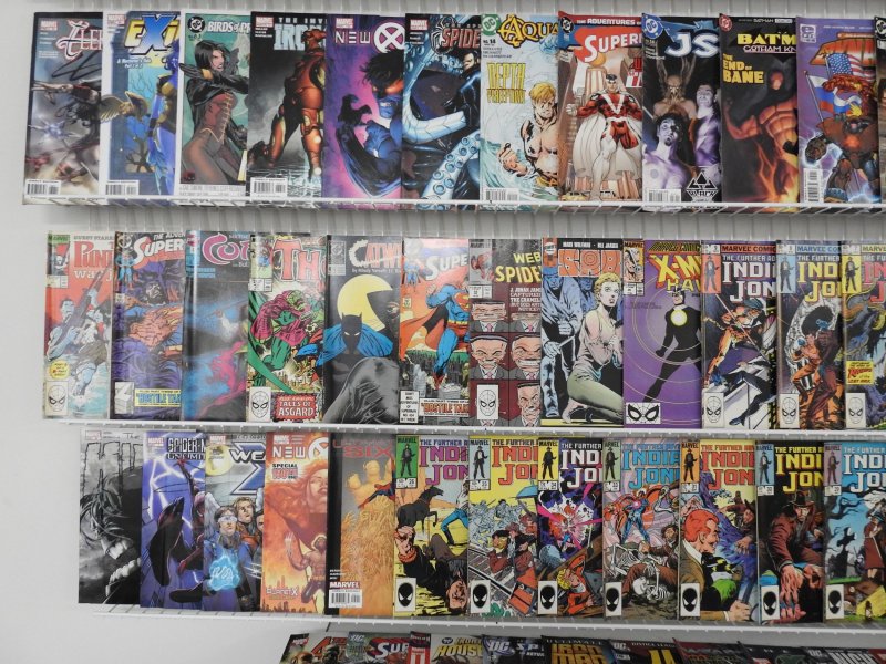 Huge Lot 200+ Comics W/ Flash, Daredevil, Wolverine+ Avg Fine- Condition!!
