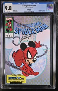 Amazing Spider-Man 35 CGC 9.8 Disney 100 Mickey Mouse 300 1988 Homage Marvel ‘23