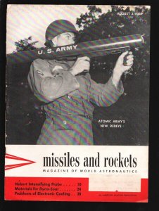Missiles and Rockets 8/3/1959-ICBM-Nuclear Weapons-explosions-Redeye Bazook c...