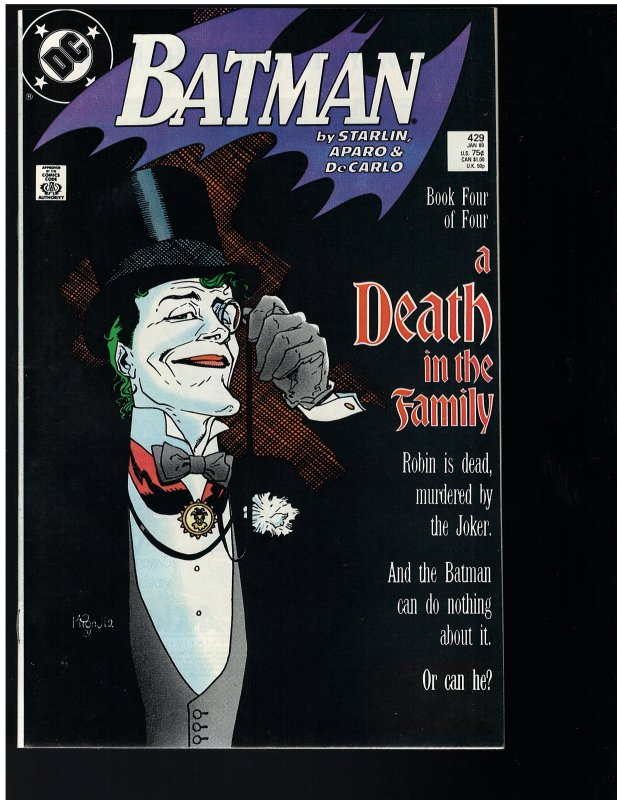 Batman #429 (DC, 1989) NM