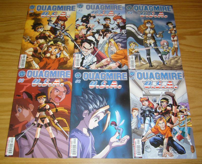 Quagmire U.S.A. vol. 2 #1-6 VF/NM complete series - ben dunn - ninja high school 