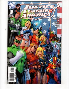 Justice League of America #1 Ed Benes Cover - Left Side (2006) / ID#174-A