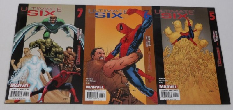 Ultimate Six #1-7 VF/NM complete series Spider-Man - Sinister 6 Bendis ; Marvel