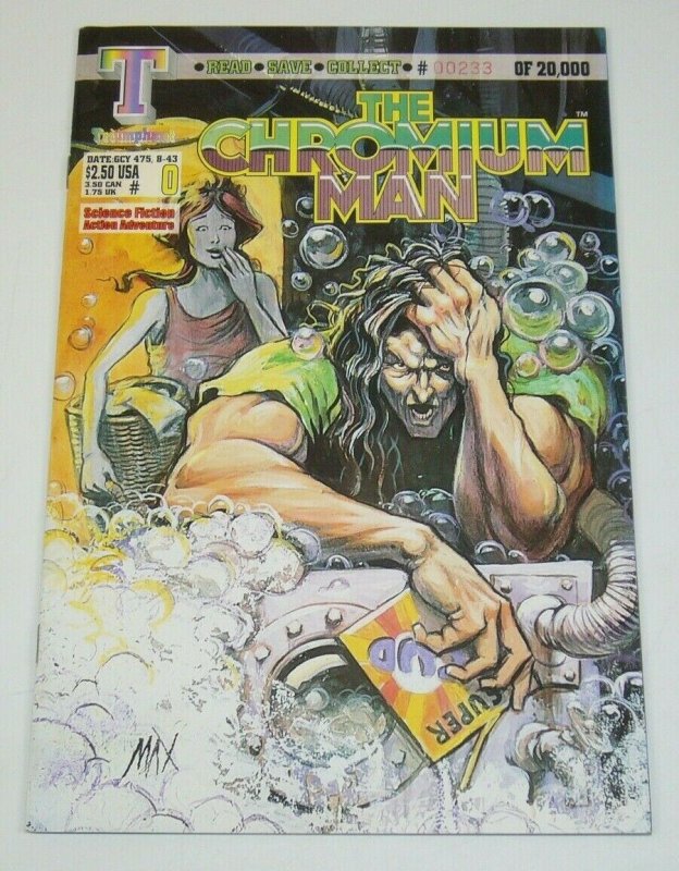 The Chromium Man #0 - numbered 233 of 20,000 - Triumphant Comics