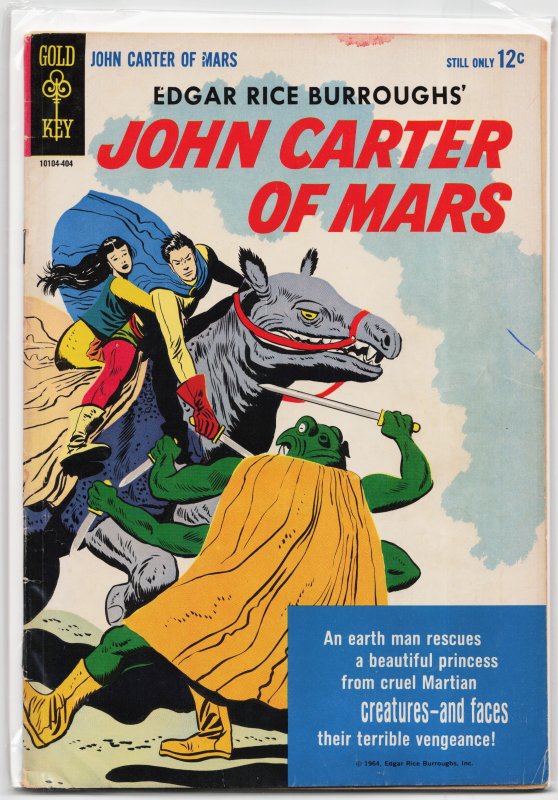 John Carter of Mars #1 (1964) John Carter Warlord of Mars