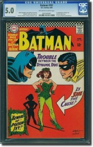 • Batman #181 (1966) 1st Appearance of POISON IVY! CGC 5.0  / CR600-SBD-01