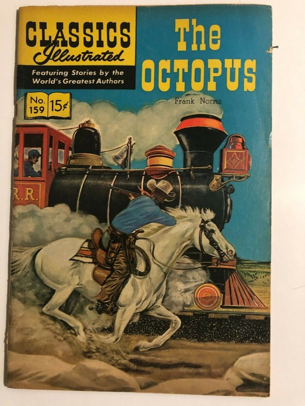 CLASSICS ILLUSTRATED 159 The Octopus Norris HRN 159 (FIRST EDITION) VG