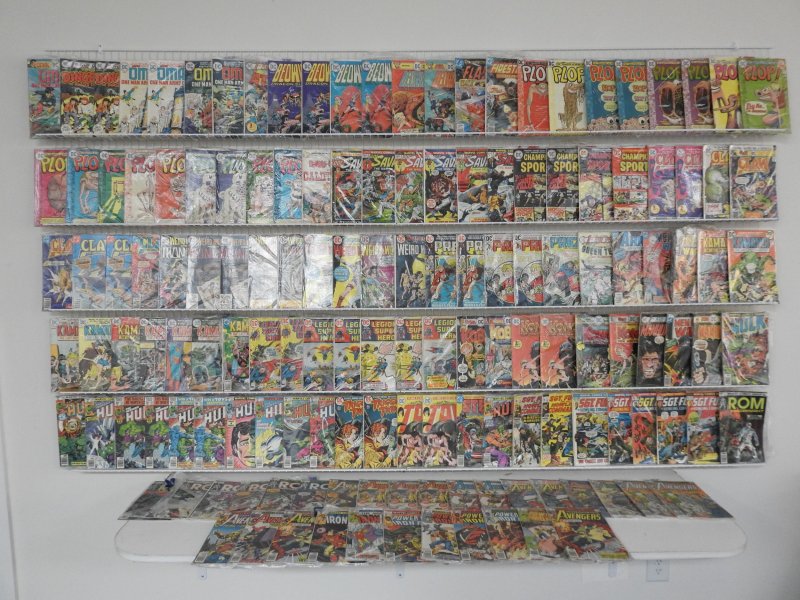 Huge Lot 140+ Comics W/ Avengers, Hulk, Plop, Rom, +More! Avg FN/VF Condition!