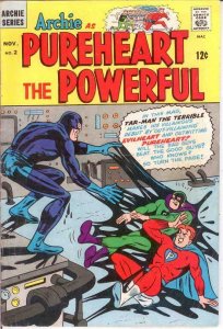 ARCHIE AS CAPT PUREHEART THE POWERFUL (1966-1967)2 VG-F COMICS BOOK