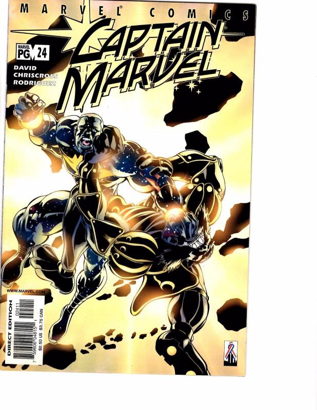 Lot Of 5 Captain Marvel Marvel Comic Books #23 24 25 26 27 BH54