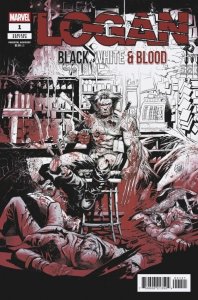 Logan: Black, White & Blood (2025) #1 NM Adam Kubert Variant Cover