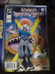 ADVANCED DUNGEONS & DRAGONS # 12 DC 1989  TSR WITH SHOCKER POSTER