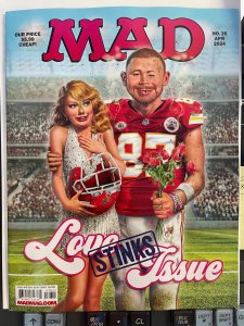 MAD MAGAZINE #36 (2024) Taylor Swift Travis Kelce Super Bowl - Read Description