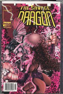 Savage Dragon #23 Newsstand Edition (1995) Savage Dragon