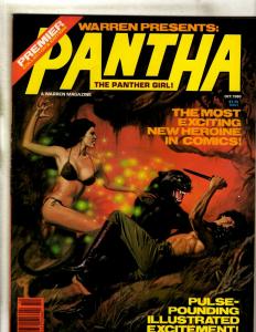 Warren Presents: Pantha # 8 VF/NM Magazine Comic Book October 1980 Panther WS14