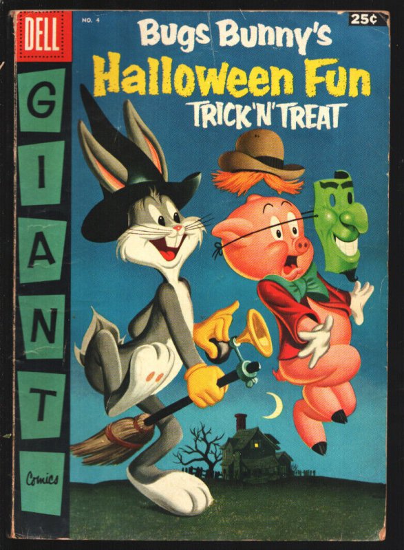 Bugs Bunny Halloween Parade #4 1956-Dell-Giant 100 page issue-Elmer Fudd-Pork...