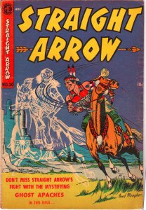 Straight Arrow #30 - Indian Vs Ghost Cover - 1953 (Grade 5.0) WH