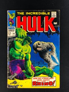 The Incredible Hulk #104 (1968) VG-
