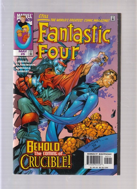 Fantastic Four  Vol. 3 #5 (7.0) 1998 Salvador Larroca Cover and Art