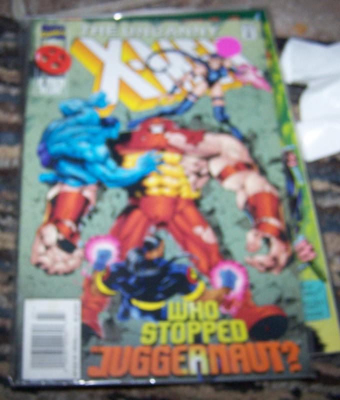 UNCANNY X-MEN #322 -july 1995 marvel who stopped juggernaut+ onslaught