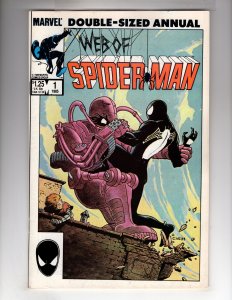 Web of Spider-Man Annual #1 (1985) Charles Vess Cover ~ 1st Future Max! / ID#651
