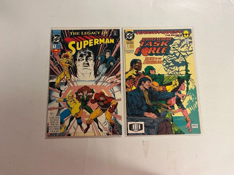4 DC Comics JL Task Force 5 Legacy Superman 1 Butcher 2 Legion '91 24 46 RC47