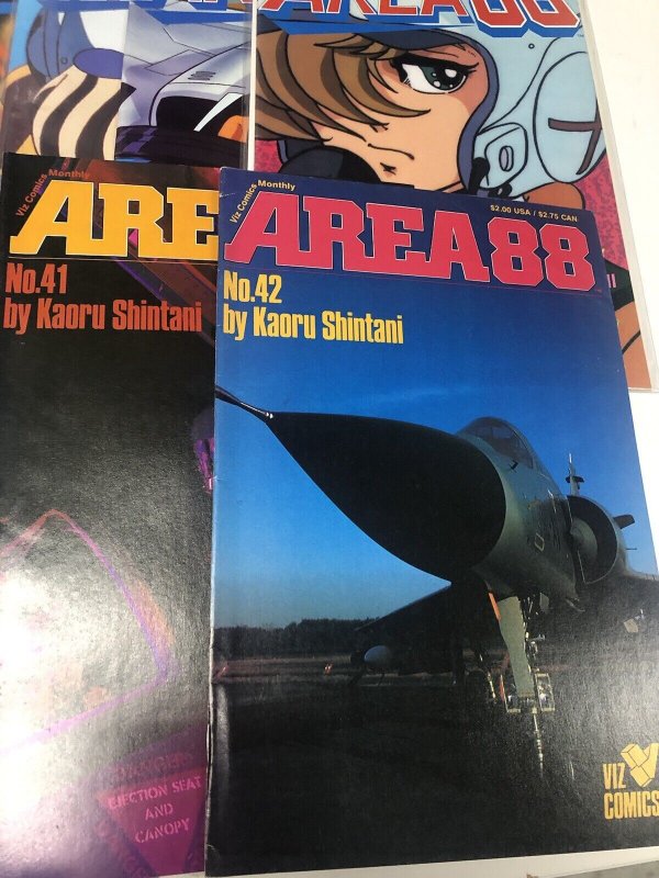 Area 88 (1989) Set Issues #1-42 Missing Issue # 26 Viz Comics • Kaoru Shintani