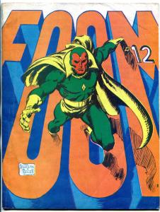 FOOM fanzine #12 1975- kirby Vision Scarlet Witch marvel comics vg