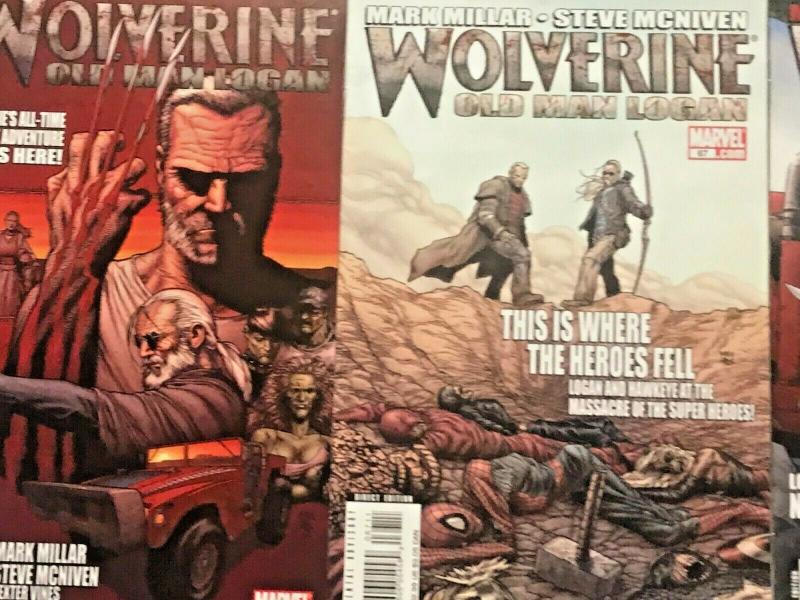 WOLVERINE#66-72 VF/NM LOT 2008 'OLD MAN LOGAN'  MARVEL COMICS